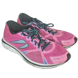 Newton Womens sz 10.5 Gravity 6 Running Shoes Pink Rhodamine/Teal
